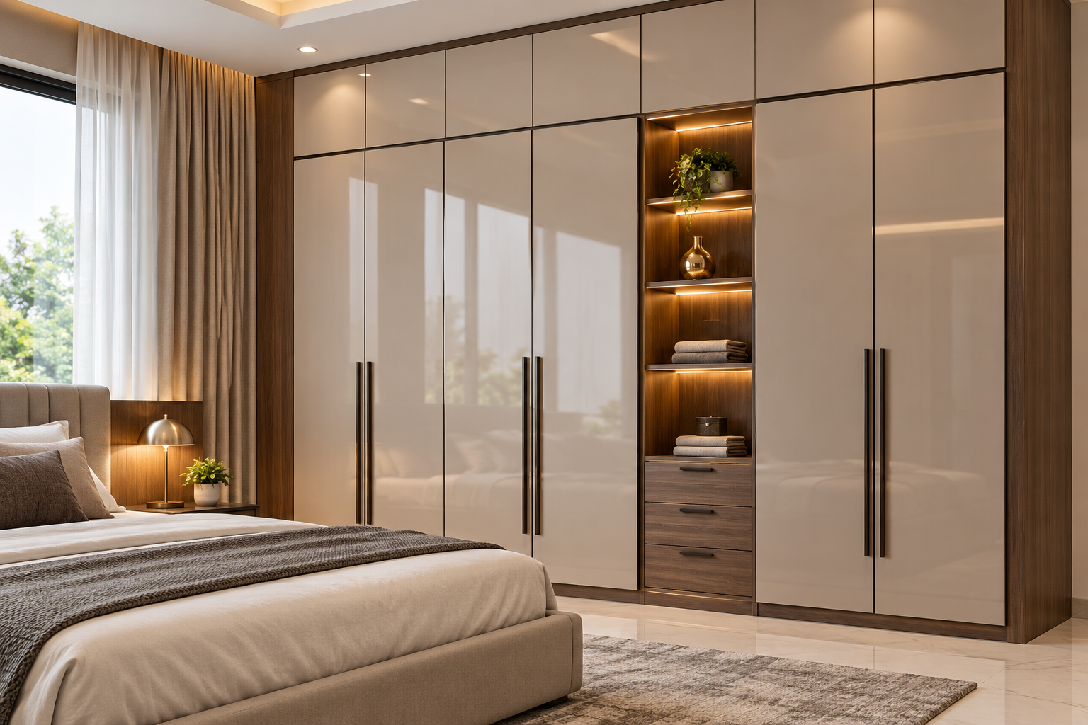 Harshith PVC Interiors - Latest update - Modern Bedroom Wardrobe Manufacturers in Bangalore