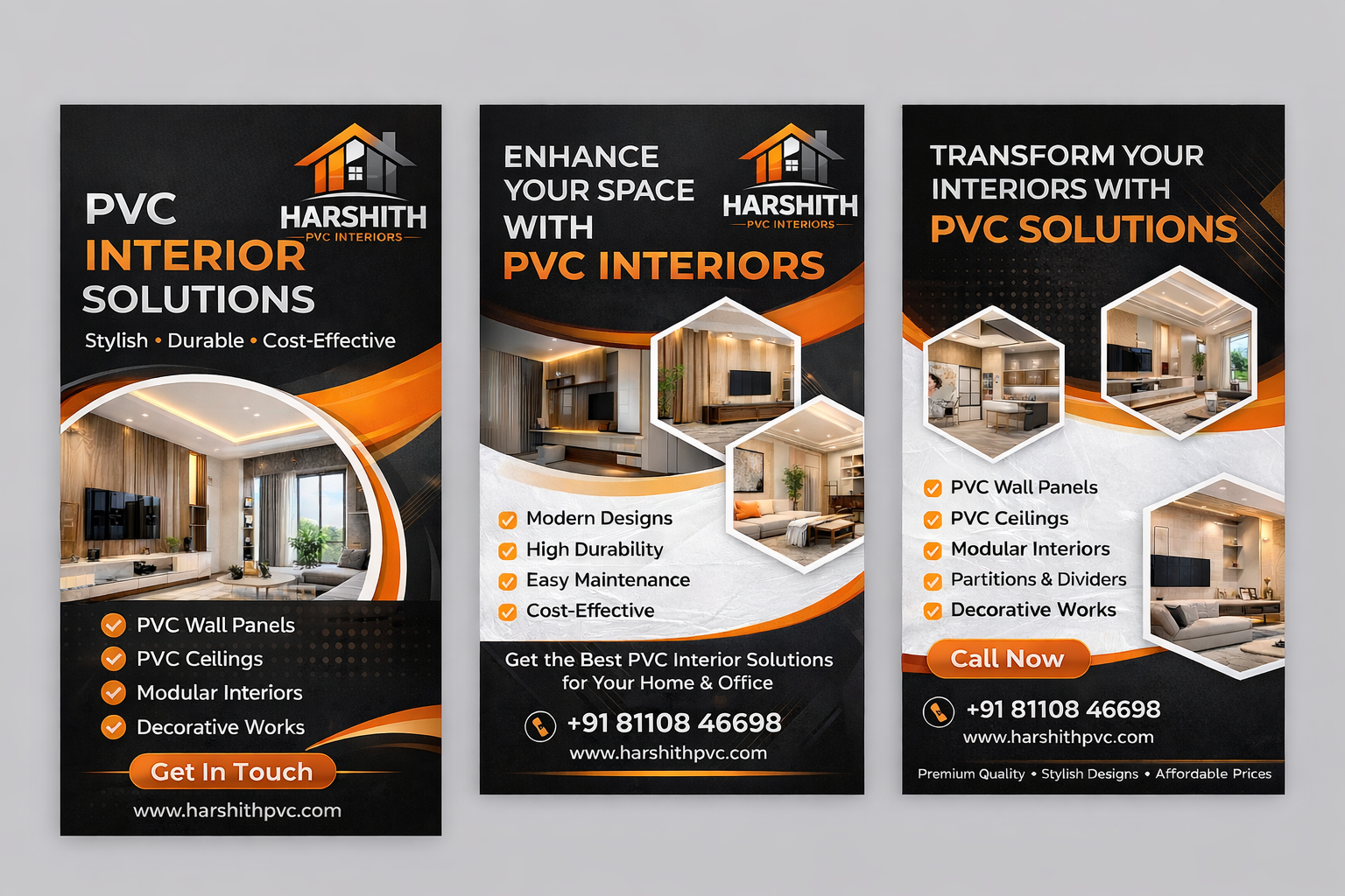 Harshith PVC Interiors - About Us OUR COMPANY