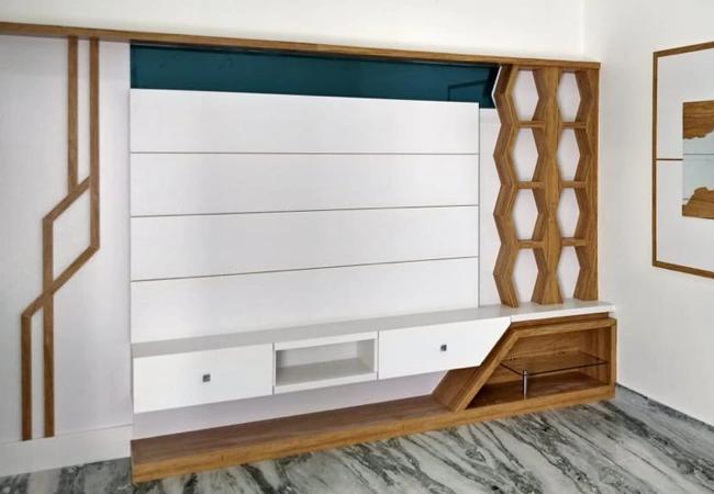 Harshith PVC Interiors - Album - Modern UPVC TV Showcase