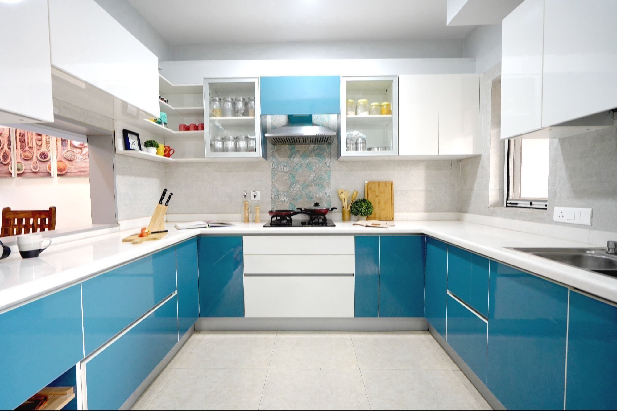 Harshith PVC Interiors - Latest update - Modular Kitchen with UPVC Cabinets Bangalore